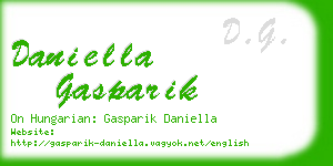 daniella gasparik business card